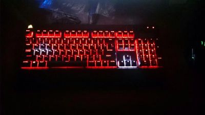 Лот: 11022808. Фото: 1. corsair strafe rgb cherry mx red. Клавиатуры и мыши