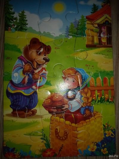 Лот: 15941975. Фото: 1. Пазлы макси Машенька (12 элементов... Пазлы