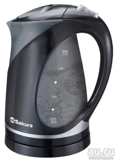 Лот: 8891764. Фото: 1. Чайник Sakura SA-2335BL (1.7 л... Чайники, кофемашины, кулеры