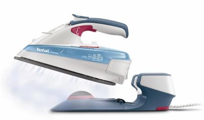 Лот: 6198856. Фото: 1. Утюг Tefal FV9915 белый/фиолетовый... Утюги, парогенераторы, отпариватели