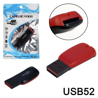 Лот: 24589235. Фото: 1. Card Reader Картридер USB52 microSD... Картридеры
