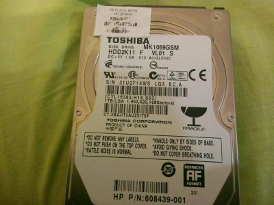 Лот: 6521418. Фото: 1. Жесткий диск Toshiba на 1 Тб... Жёсткие диски (HDD)