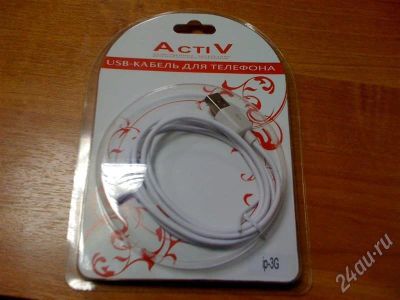 Лот: 678231. Фото: 1. USB Data кабель Iphone 3G (3GS... Дата-кабели, переходники