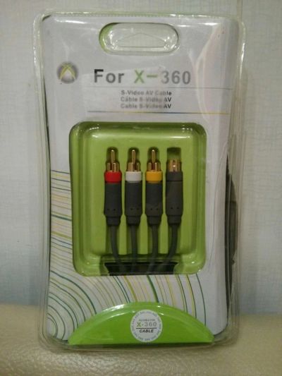 Лот: 7085238. Фото: 1. Кабель s-video для xbox 360. Шнуры, кабели, разъёмы