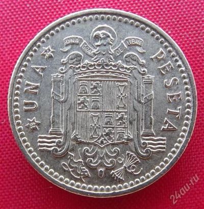 Лот: 2689185. Фото: 1. (№2493-5/LF) 1 песета 1966 (1974... Европа