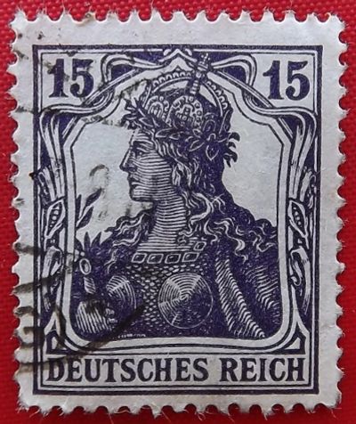 Лот: 18918452. Фото: 1. (№3894) марка "Германия" (15 пфеннигов... Марки