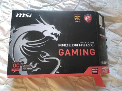 Лот: 14356478. Фото: 1. Видеокарта R9 280 gaming 3g. Видеокарты