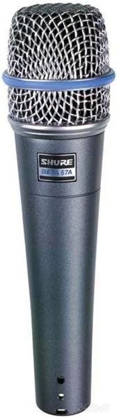 Лот: 967829. Фото: 1. Микрофон Shure Beta 57A. Студийные микрофоны, радиомикрофоны и радиосистемы