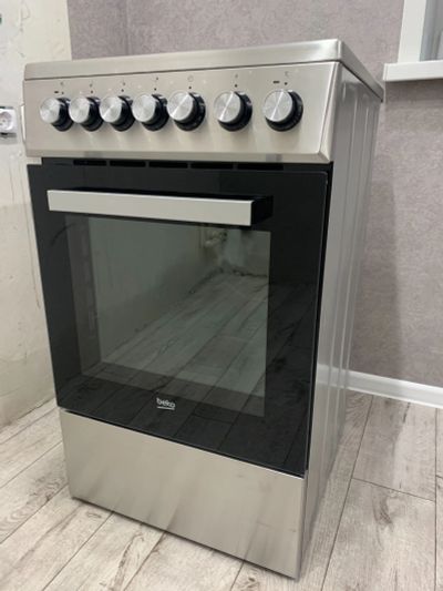 Лот: 18246348. Фото: 1. Электрическая плита BEKO FSS57100GX... Плиты, духовые шкафы, варочные поверхности