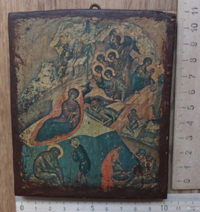 Лот: 17505204. Фото: 1. икона Неопалимая Купина, 19 век. Иконы