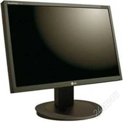 Лот: 2368346. Фото: 1. Монитор ЖК LG L204WS black. ЖК-мониторы