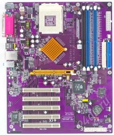 Лот: 645567. Фото: 1. Материнская плата Elitegroup N2U400-A... Материнские платы