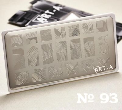 Лот: 15481251. Фото: 1. Пластина для стемпинга Art-A 093. Украшения, дизайн ногтей