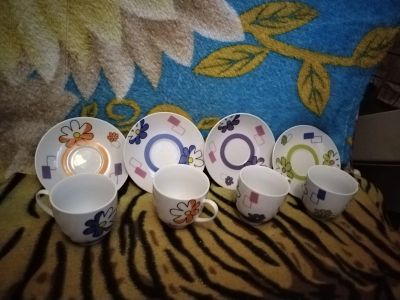 Лот: 25361560. Фото: 1. Набор чайной посуды(одним лотом... Сервизы, наборы посуды