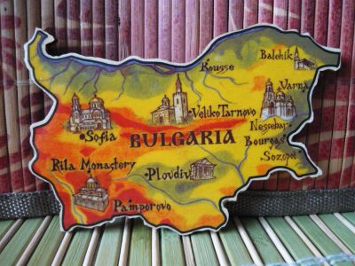 Лот: 3490896. Фото: 1. Магниты -Карта Болгарии-, дерево... Магниты сувенирные