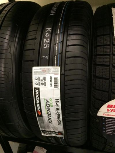 Лот: 5431572. Фото: 1. 205/55 R16 Hankook Kinergy Eco... Шины