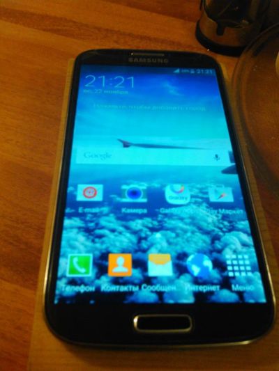 Лот: 6480102. Фото: 1. Samsung Galaxy S4 gt-i9500 black... Смартфоны