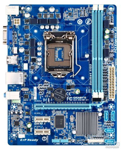 Лот: 16078621. Фото: 1. Надежная плата под LGA 1155: Gigabyte... Материнские платы