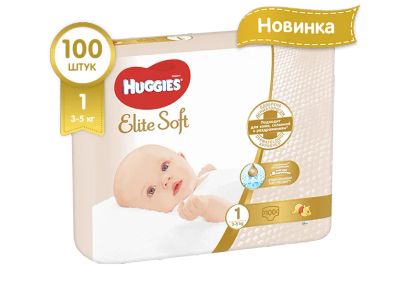 Лот: 17067524. Фото: 1. Подгузники Huggies 100 шт. Детская гигиена