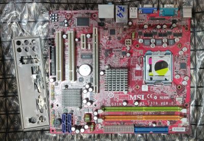 Лот: 20298861. Фото: 1. Материнская плата LGA775/G31/g41... Материнские платы