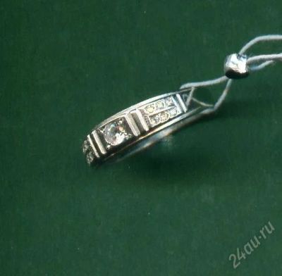 Лот: 18756912. Фото: 1. (№3243) кольцо серебро (центральный... Кольца, перстни