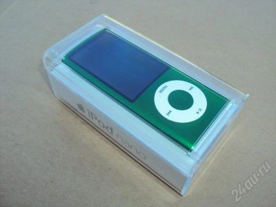Лот: 425020. Фото: 1. iPod nano 5-го поколения 8GB зелёный... Плееры