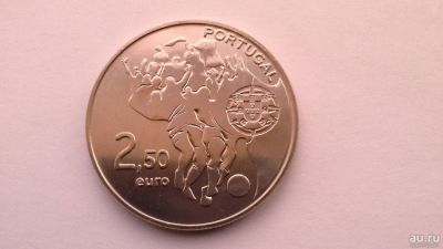 Лот: 9314401. Фото: 1. Португалия 2,5 евро 2010 год... Сувенирные банкноты, монеты