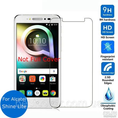 Лот: 12881186. Фото: 1. Защитное стекло Alcatel OT-5080X... Дисплеи, дисплейные модули, тачскрины