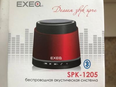 Лот: 15105418. Фото: 1. Беспроводная колонка exeq. Портативные, беспроводные колонки