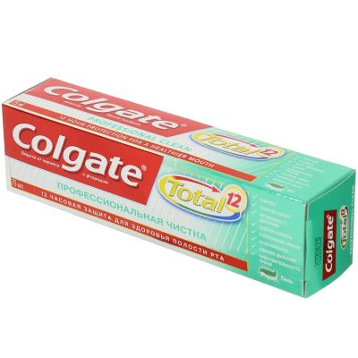 Лот: 24107247. Фото: 1. Зубная паста Colgate, Total 12... Уход за полостью рта