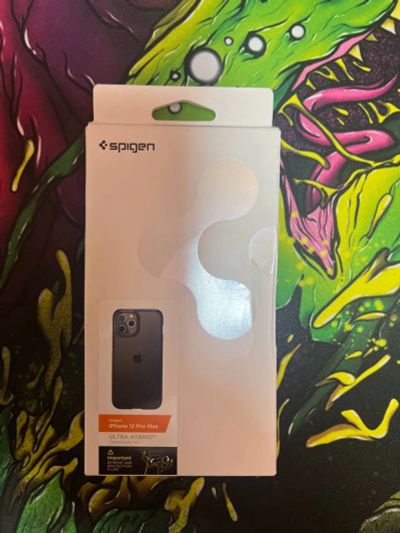 Лот: 20592947. Фото: 1. Чехол iPhone 12 pro max spigen... Чехлы, бамперы