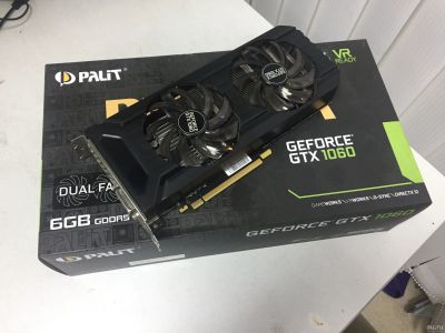 Лот: 13347956. Фото: 1. Видеокарта Palit GeForce GTX 1060... Видеокарты