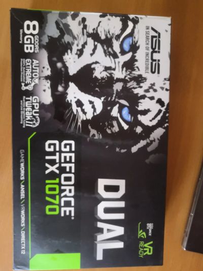 Лот: 19021139. Фото: 1. GTX 1070 Asus Dual. Видеокарты