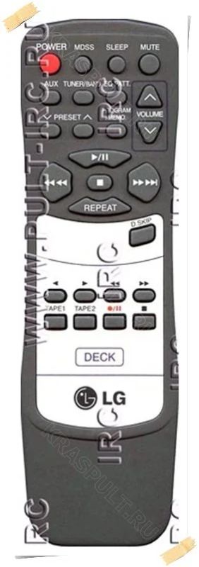Лот: 15909040. Фото: 1. Пульт LG DECK-03. Пульты ДУ