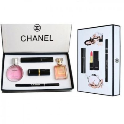 Лот: 17005000. Фото: 1. Подарочный набор Chanel 5 в 1. Женская парфюмерия