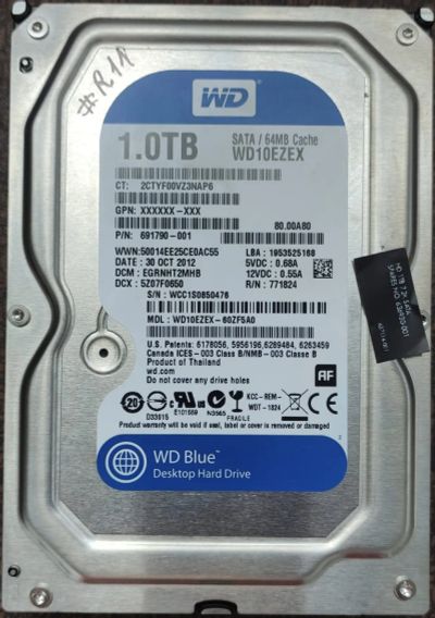 Лот: 23523485. Фото: 1. HDD WD10EZEX #R11. Жёсткие диски (HDD)