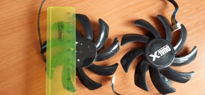 Лот: 16499700. Фото: 1. Вентиляторы от gtx 1060 (люфтят... Системы охлаждения