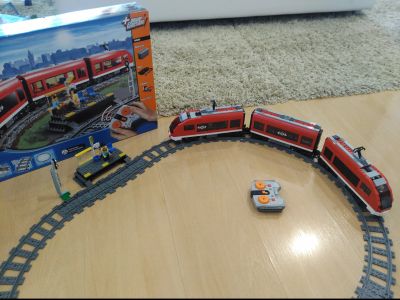 Лот: 12074130. Фото: 1. Lego поезд (железная дорога) с... Конструкторы