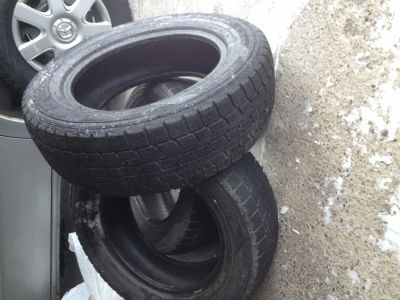 Лот: 4945142. Фото: 1. 2 зимних колеса Dunlop DSX-2. Шины