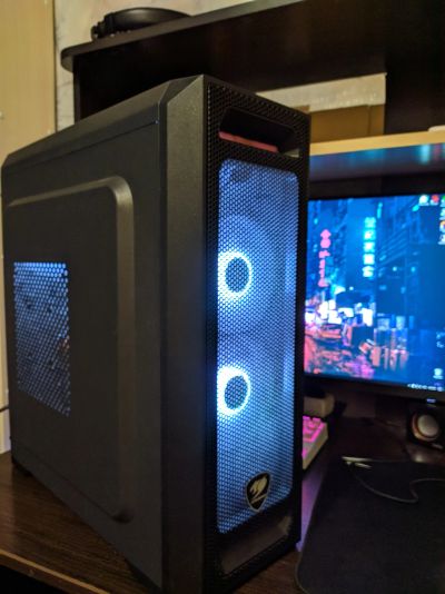 Лот: 19613276. Фото: 1. Игровой ПК Ryzen 5 2600, AMD R9... Компьютеры в сборе
