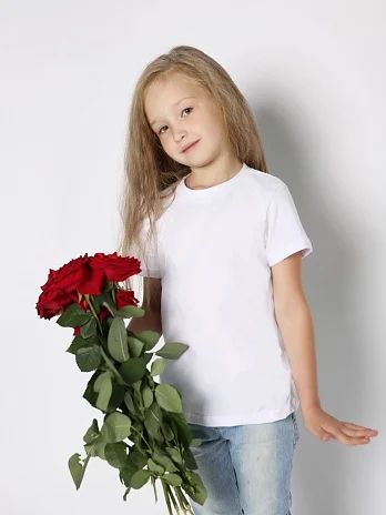 Лот: 9130987. Фото: 1. Белая футболка. Футболки, поло, топы, лонгсливы