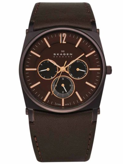 Лот: 4319794. Фото: 1. Часы Skagen 759LDRD хронограф... Оригинальные наручные часы