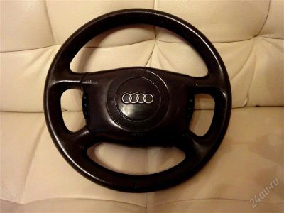 Лот: 1319133. Фото: 1. Кожаный мультируль Audi. Салон