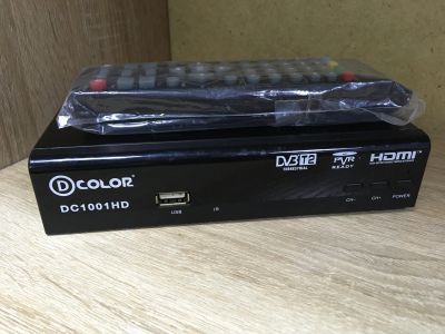 Лот: 14551736. Фото: 1. ТВ приставка d-color dc1002hdmini... Цифровое, спутниковое ТВ