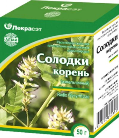 Лот: 7008998. Фото: 1. Солодка корень, 50г. Антисептики, защитные средства, медицинские маски