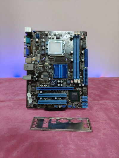 Лот: 24682101. Фото: 1. Мат. плата ASUS P5G41T-M LX2/GB... Материнские платы