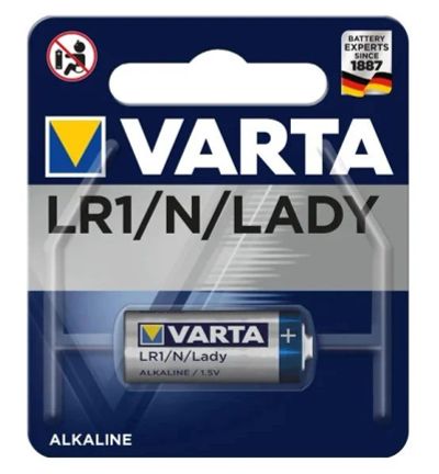 Лот: 17642688. Фото: 1. Батарейка Varta LR1, 1,5V. Батарейки, аккумуляторы, элементы питания