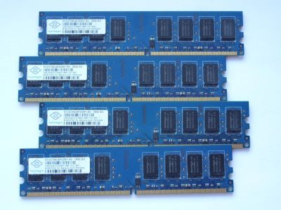 Лот: 4949103. Фото: 1. 8Gb (2Gb x 4) NANYA DDR2 800 Mhz... Оперативная память