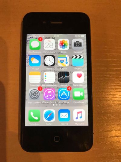 Лот: 10181904. Фото: 1. iPhone 4S 16G Black. Смартфоны
