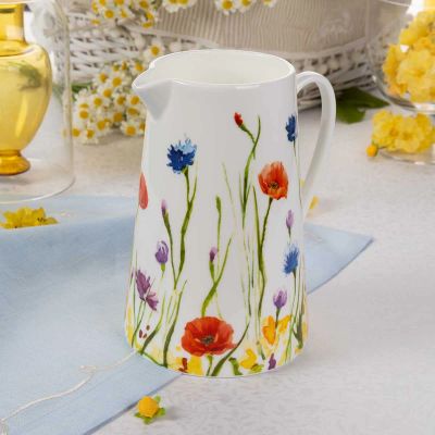 Лот: 24933626. Фото: 1. Кувшин Zapel Fleurs des champs. Кувшины, графины